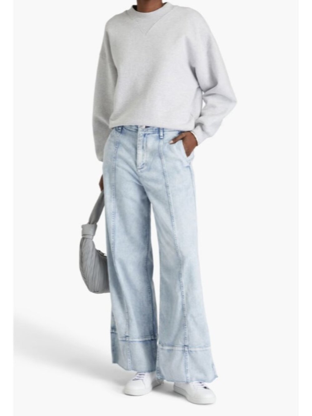Rag & Bone New York Featherweight Arianna Palazzo Jeans in Aliah ( 23 )